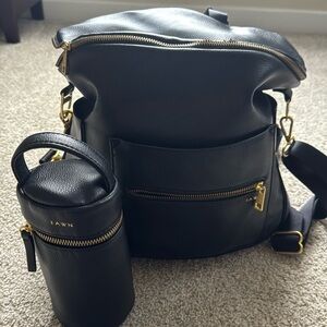 Fawn diaper bag with bottle case